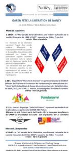 Garen fete la liberation de nancy